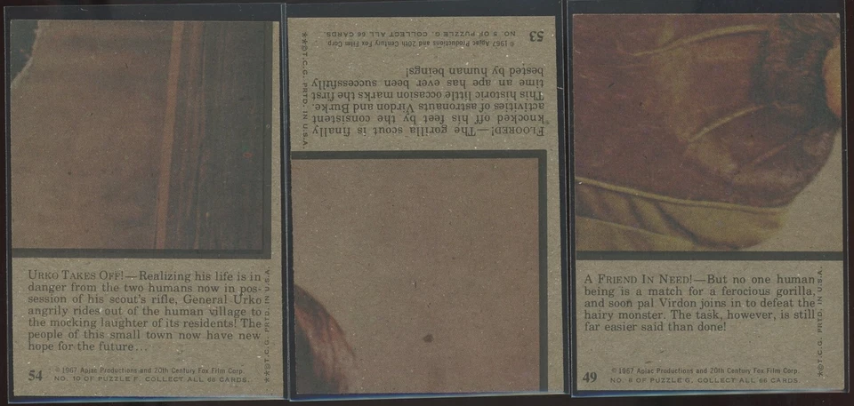 1975 Topps Planet of the Apes Lot of 11 Cards - Image 4 of 4