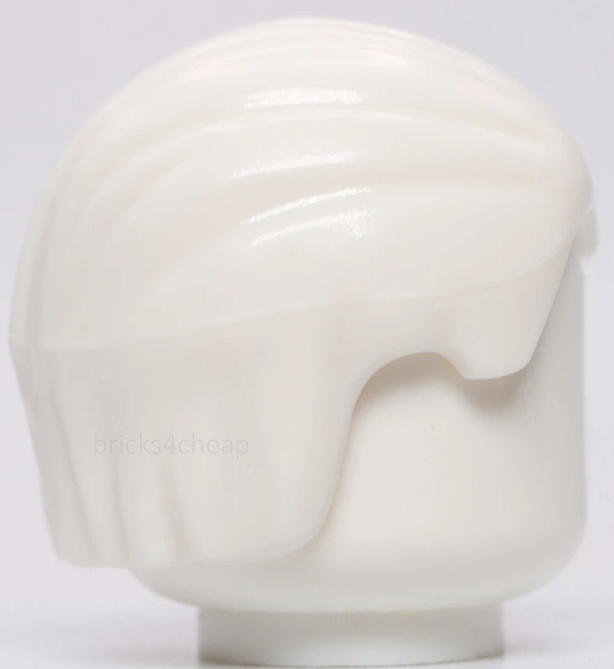 Lego Minifigura Blanca Pelo Peinado Delantero a Trasero Conde Dooku Foto 2 de 2