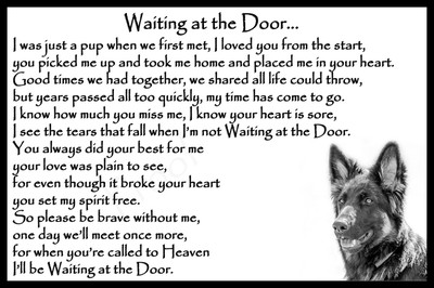 german shepherd memorial gifts