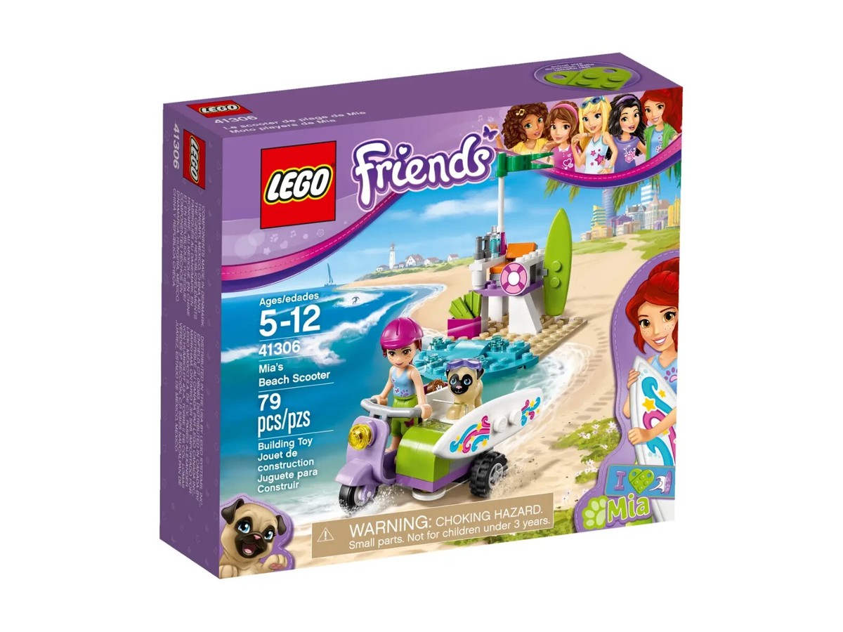 Lego Mia's Beach Scooter 41306 Friends Minifigure Building Set