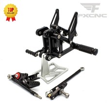 For F3 675 EAS Brutale 2012-2107 FXCNC Motorcycle Rearsets Footpeg Foot Rest peg