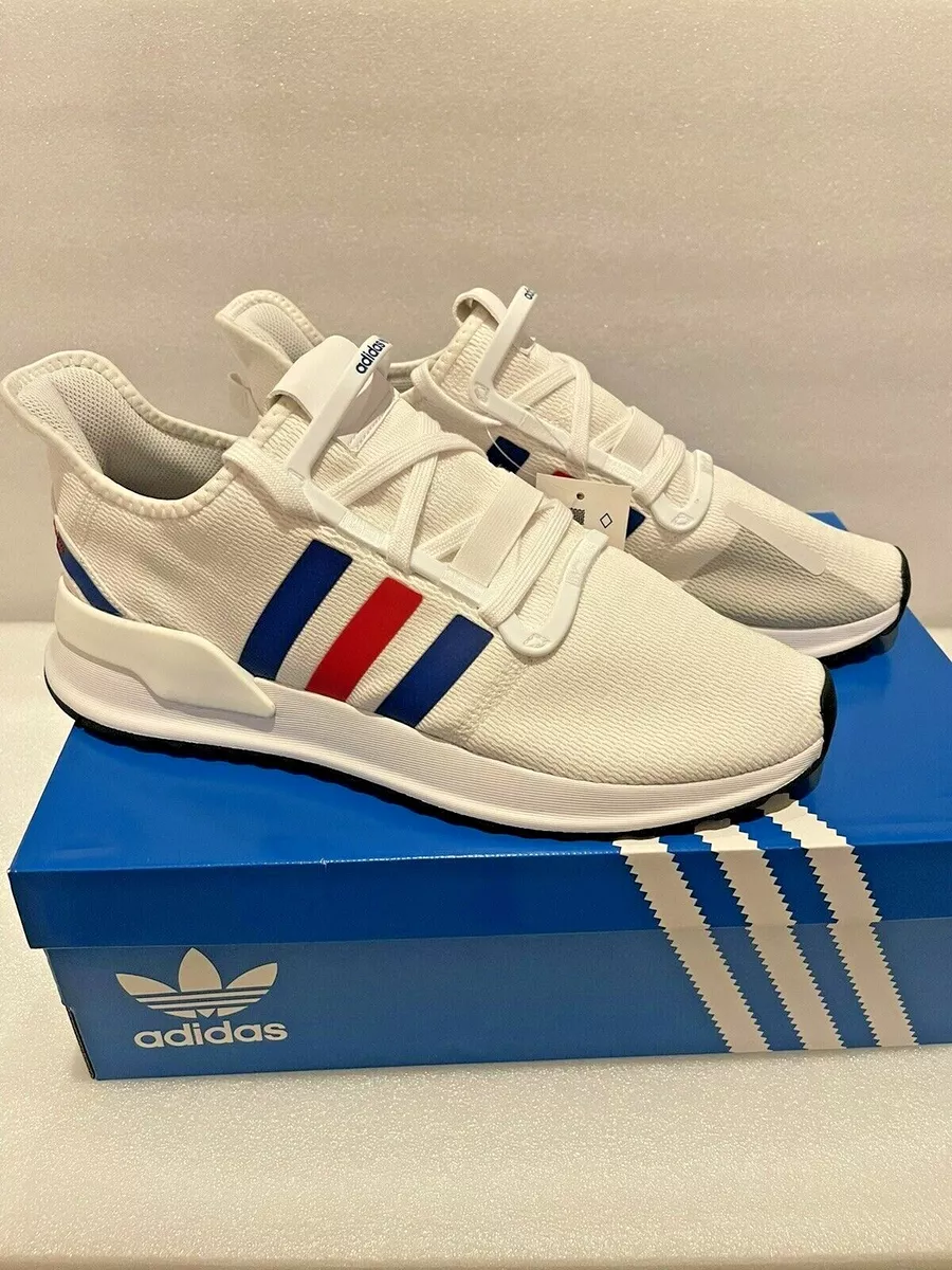 Mujer Parpadeo Departamento adidas U Path Run Mens Shoes Casual - White/Team Royal Blue/Lush Red - Size  11 | eBay