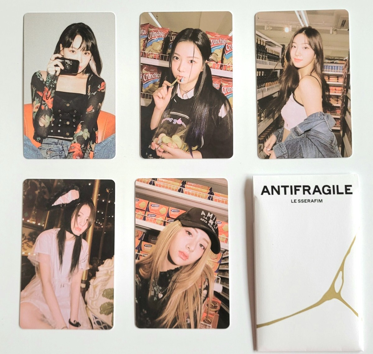 LE SSERAFIM ANTIFRAGILE -PHOTOCARD -QR -WEVERSE -SYNNARA (select