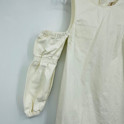 asos white denim dress ASOS DESIGN denim mini dress with cut out knot detail in white