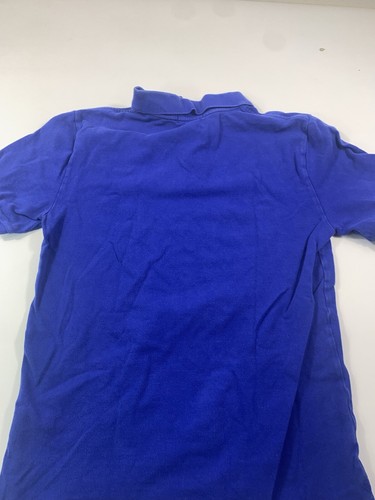Polo Ralph Lauren Shirt Boys XL Short Sleeve Orange Pony Blue - Picture 9 of 12