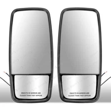 Side Door Mirror Heated LH+RH For ISUZU NPR NPR-HD NQR NRR 2008-2021 Diesel Gas