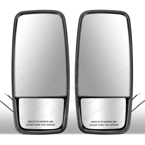 Side Door Mirror Heated LH+RH For ISUZU NPR NPR-HD NQR NRR 2008-2021 Diesel Gas