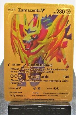 Zamazenta V Foil Pokémon Carta Em Português 18/25, Magalu Empresas