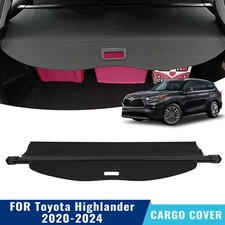 Cargo Cover for Toyota Highlander 2020-2024 No Gap Rear Trunk Security Shade USA