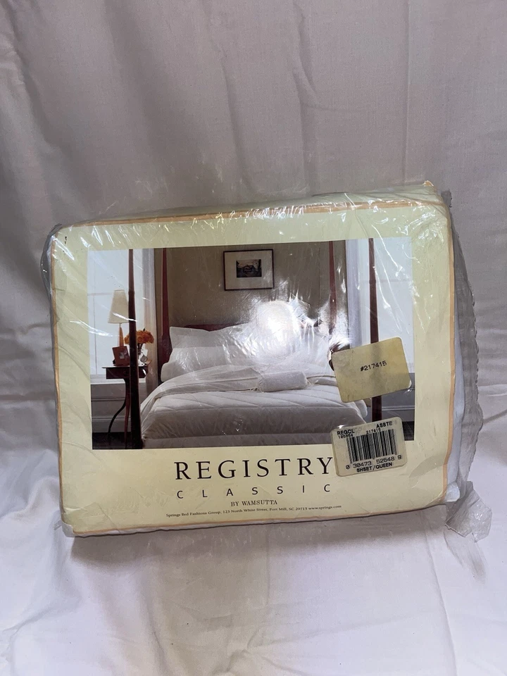 AUTHENTIC BNWT WAMSUTTA REGISTRY CLASSIC 200 THREAD COUNT QUEEN SHEET SET  - Image 3 of 4