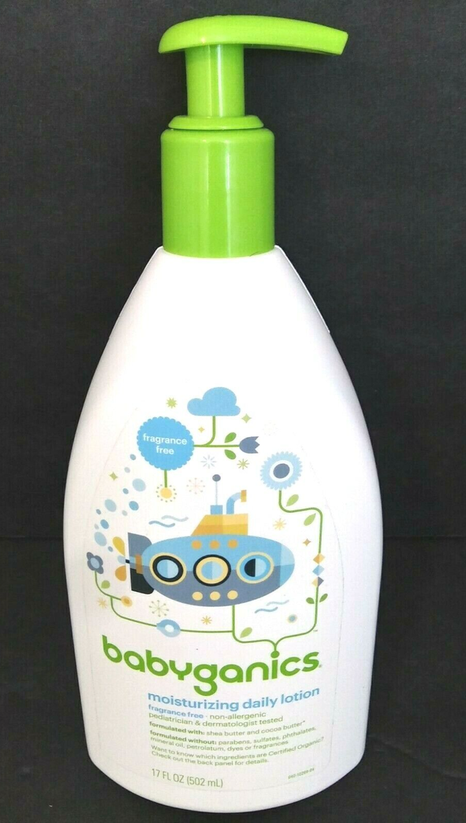 Babyganics Moisturizing Daily Lotion Babies 17 FL Oz Fragrance