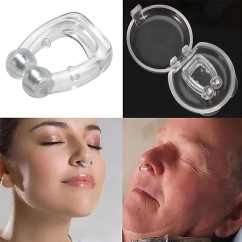 4x Anti Snoring Nasal Snore Stopper Silicone Magnetic Sleep Aid Nose Clip Device - Picture 15 of 16