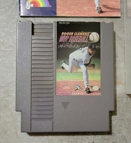 Roger Clemens Jugador M&aacute;s Valioso de B&eacute;isbol (NES, 1991) Con Folleto En Estuche Funciona Nintendo 