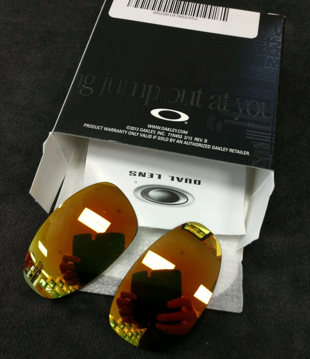 Oakley Juliet Fire Iridium​ Authentic Polarized OEM Cut