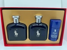 POLO BLUE by RALPH LAUREN 3 PIECES SET : 4.2 EDT Spray 4.2 A/S ,2.6 Deo