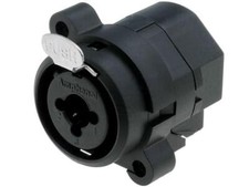 ACJC6V BULK BULK Buchse Jack 6,35mm + XLR weiblich gerade mit Druckknopf THT AMP