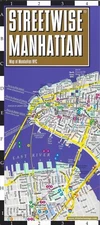 Map of Manhattan, New York City, NY, City Center Laminated, Streetwise