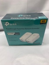 TP-LINK AV2000 2-Port Gigabit Passthrough Powerline Network Extender 4K Kit