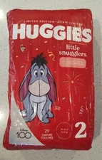 Huggies Little Snugglers Disney 100 Limited Edition 29 Diapers Size 2 Sealed NIP