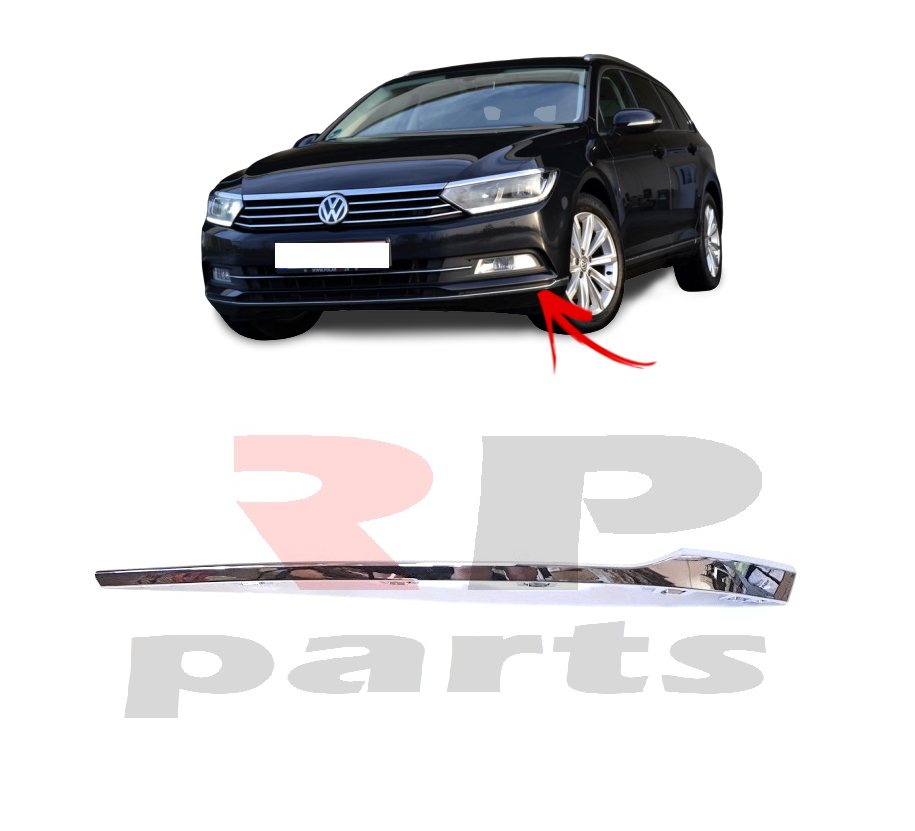 NEW FOR VW PASSAT B8 2014 - 2018 FRONT BUMPER FOGLIGHT GRILLE NEW FOR VW PASSAT B8 2014 - 2018 FRONT BUMPER FOGLIGHT GRILLE