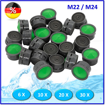 6x  bis 30x / Standard Perlator M22 / M24 Strahlregler Einsatz