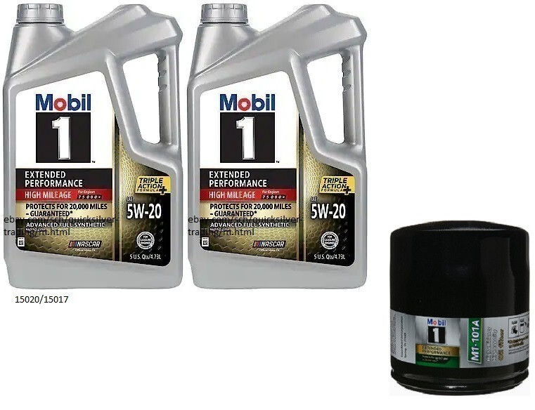 & 10 Qts Mobil1 E/p H/m 5w20 Full Syn. Motor Oil