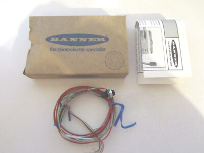 BANNER SP100DB  25189 REMOTE SENSOR DIFFUSE UNUSED