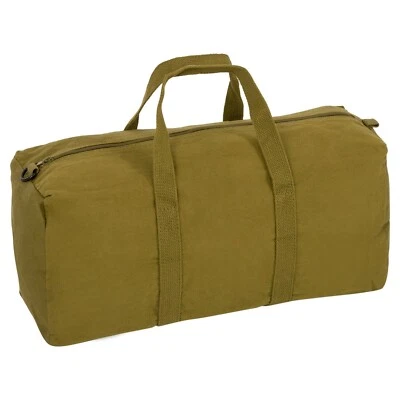 Highlander Canvas Tool Bag Zip Fasten Strong Washable Vintage Style 18" 24" 30"