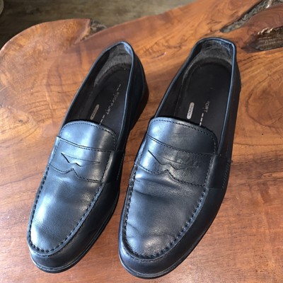 Rockport trutech black leather loafers 11 Rockport Trutech Mens Slip On Comfort Loafers Size 11.5M  main image 2
