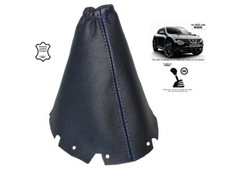 Schaltmanschette Schaltsack Fur Nissan Juke 2010-2018 Leder Naht Blau