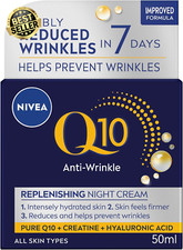 Q10 Anti-Ageing Night Cream 50ml,Firming, Reduces Fine Lines,24-Hour Nourishment