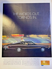 1968 Magazine Advertisement Ford Torino