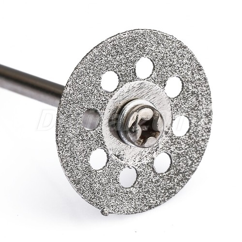 22mm Diamond Disc Cut Off Wheels & 2 Mandrel Grinder Cutting Rotary Tool 10pc - Picture 8 of 9