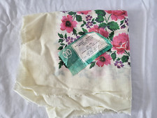 Vintage Scarf USSR cream sprinkle 1st grade size 83 x 83 cm with tag