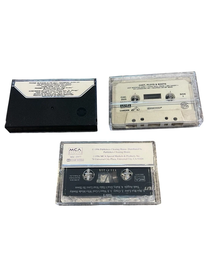 Mixed Lot Country Instrumental Music Roy Clark, Chet Atkins, Various 3 Cassettes - Image 2 of 4