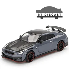 MINI GT NISSAN SKYLINE GT-R R35 NISMO 2024 1/64 DIECAST STEALTH GREY MGT00868