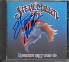 Steve Miller Band Greatest Hits signed cd included Autograph Signed music cd