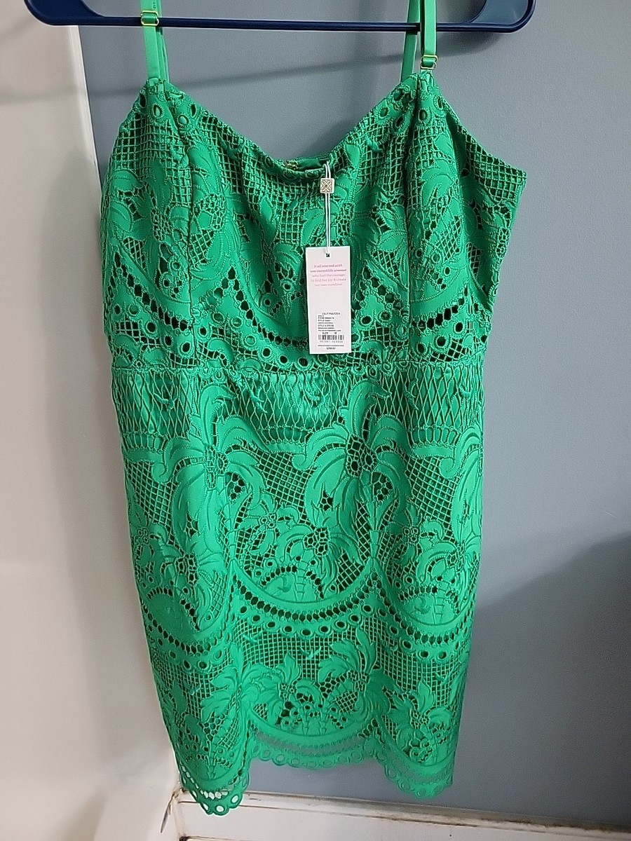Lilly Pulitzer Risette Lace Dress 16 | eBay