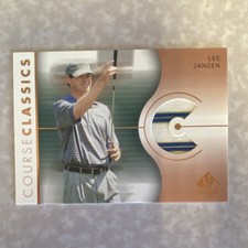Upper Deck SP Authentic Course Classics Lee Janzen Game-Used Shirt Card CC-LJ