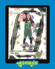 2024 Panini Prizm Cracked Ice Prizm Nika Muhl #146 Seattle Storm Rookie RC
