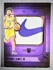 2024 Bronny James Jr Panini Silhouette #2/5 Nike Swoosh Rookie Patch Lakers RC