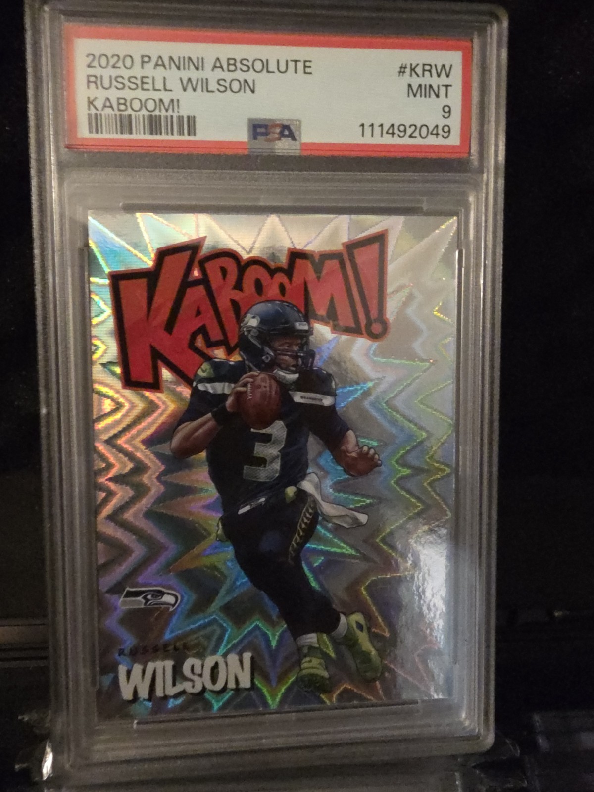 2020 Panini Absolute - Kaboom! Russell Wilson #K-RW