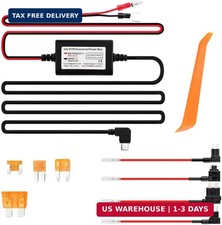 9.68Ft Dash Cam Hardwire Kit USB C,12V-30V to 5V Hardwire Kit for Dash Camera fo