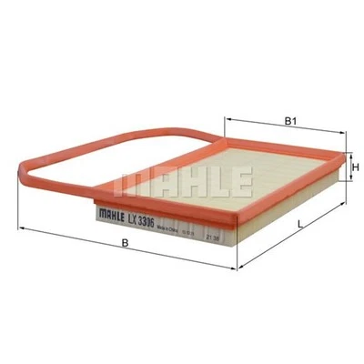 Filtre À Air Mahle Pour Seat Ibiza Mii Skoda Citigo Fabia VW Load Polo Up! - Photo 1/4