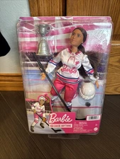Barbie Winter Sports Hockey Player Doll + Accessories