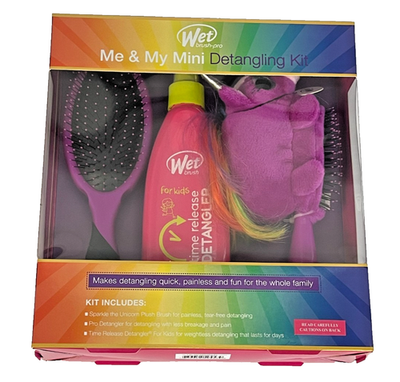 #ad Wet Brush Me amp; My Mini Detangler Kit Unicorn NEW Hair Brush Detangling Cute Gift $22.99