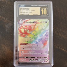 Eternatus VMAX 192/189 Darkness Ablaze Secret Rainbow Rare pristine cgc 10 on eBay