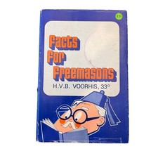 1976 Facts For Freemasons HVB Voorhis 33 Masonic Reference Book Hardcover