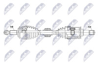 NTY Antriebswelle NPW-TY-270 FüR Lexus NX 300H AYZ10_ AYZ10R AWD AYZ15 AYZ15_