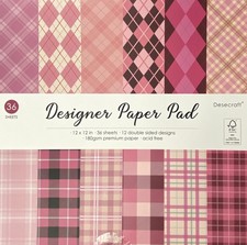 12" x 12" Scrapbook Paper Pads or Packs - Your Choice - Various Makers